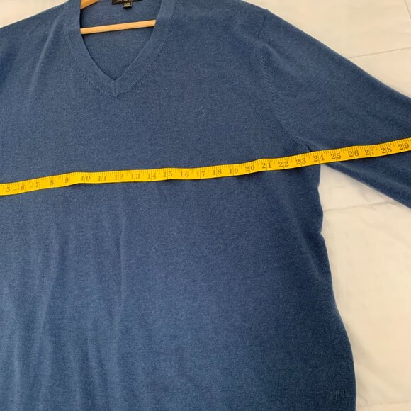 Banana Republic Men’s XXL Blue 100% Merino Wool Lightweight Sweater – Ultra Soft - Picture 7 of 13